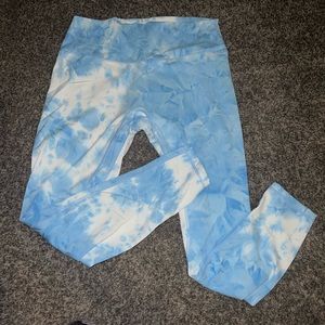 Ethos Blue Tie Dye Leggings